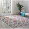Homeroots 8 x 10 ft. Multi Color Ogee Pattern Area Rug 385249 - alternate 4